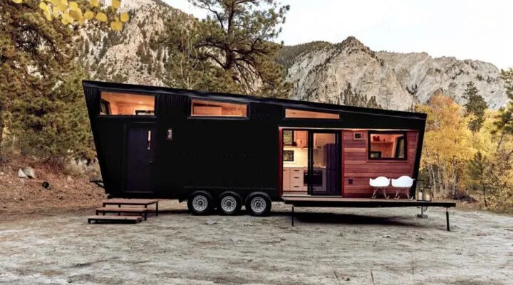 Draper Black Tiny House