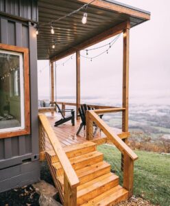 Tiny Shipping Container House On The Cliffs - Dream Tiny Living
