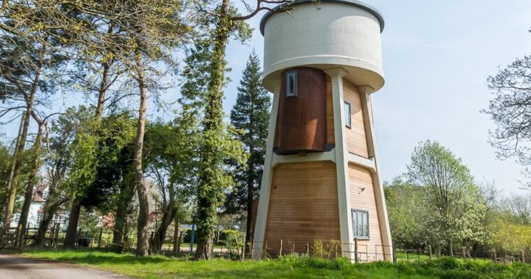 The Water Tower Tiny House at Long Meadow Farm