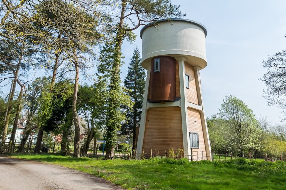 The Water Tower Tiny House at Long Meadow Farm