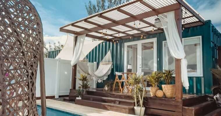Vernera Tiny Shipping Container House with Private Pool