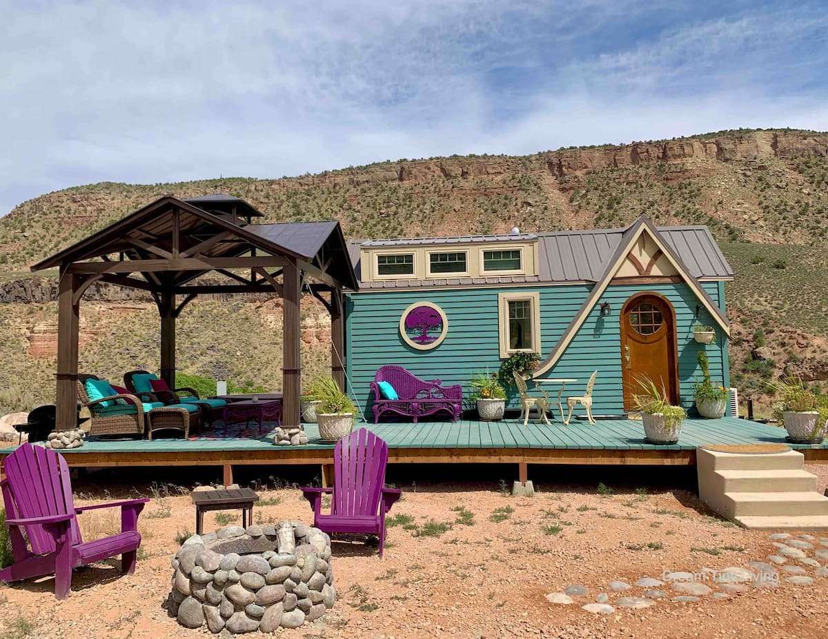 Mother Eve Colorful Tiny House Near Zion National Park Dream Tiny Living