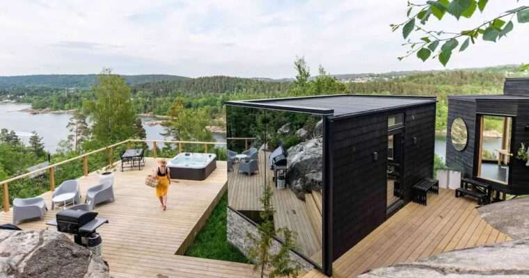 Mirrored Glass Cabin – NEST Bunnefjorden