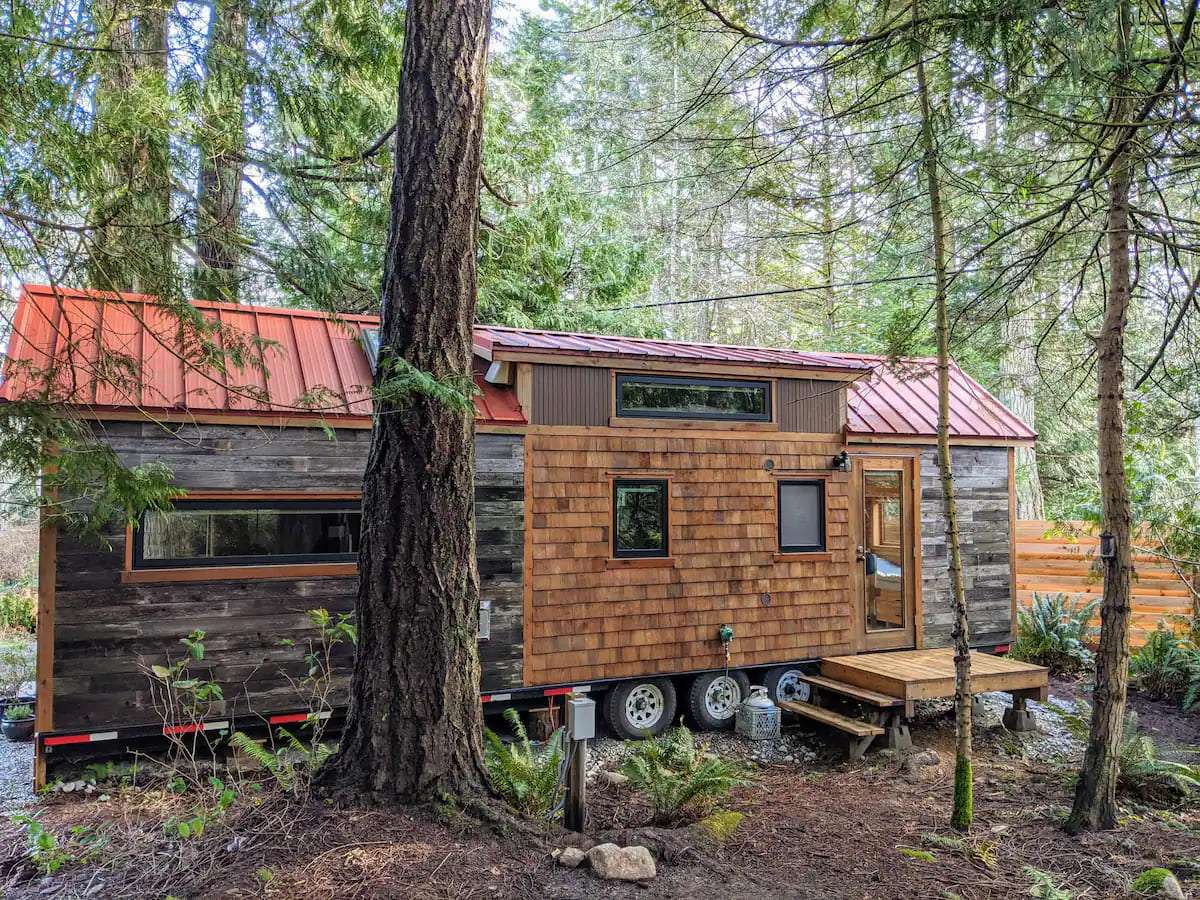 Rustic Tiny House on Salt Spring's South Side Dream Tiny Living