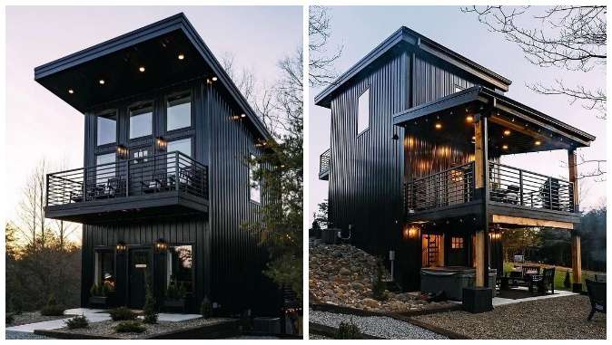 Two Storey Container House with Amazing İnterior Design