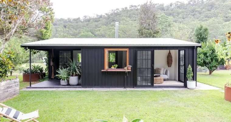 Black Colored Growers Cottage