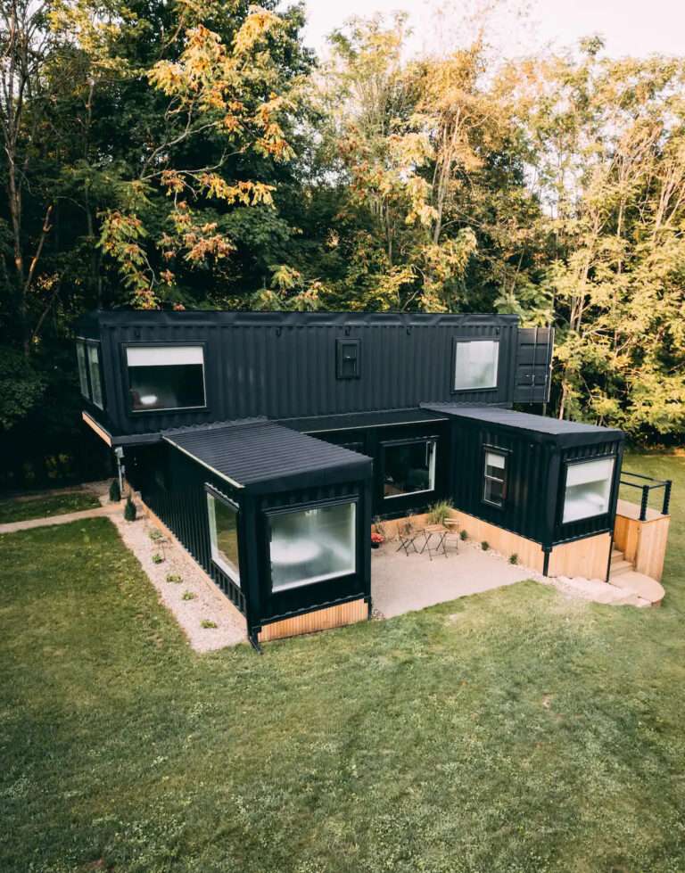 Shipping Container House with Wonderful Layout Plan - Dream Tiny Living