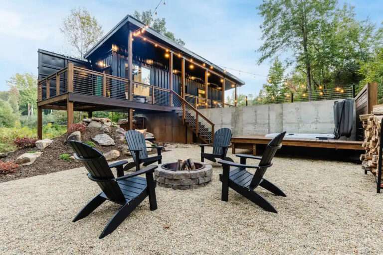 Stunning Container House with Waterfall, Hammock, and Jacuzzi Best