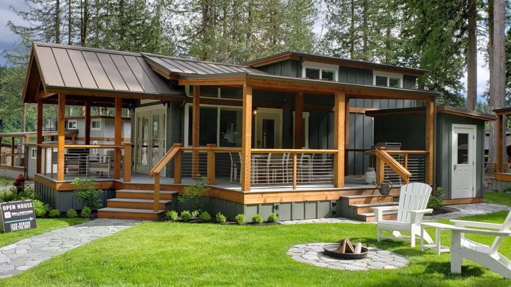 Bellevue Tiny Cottage by Wildwood Lakefront Dream Tiny Living