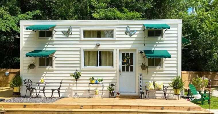 White Leaf Commons Tiny House with Spectacular Deck Space