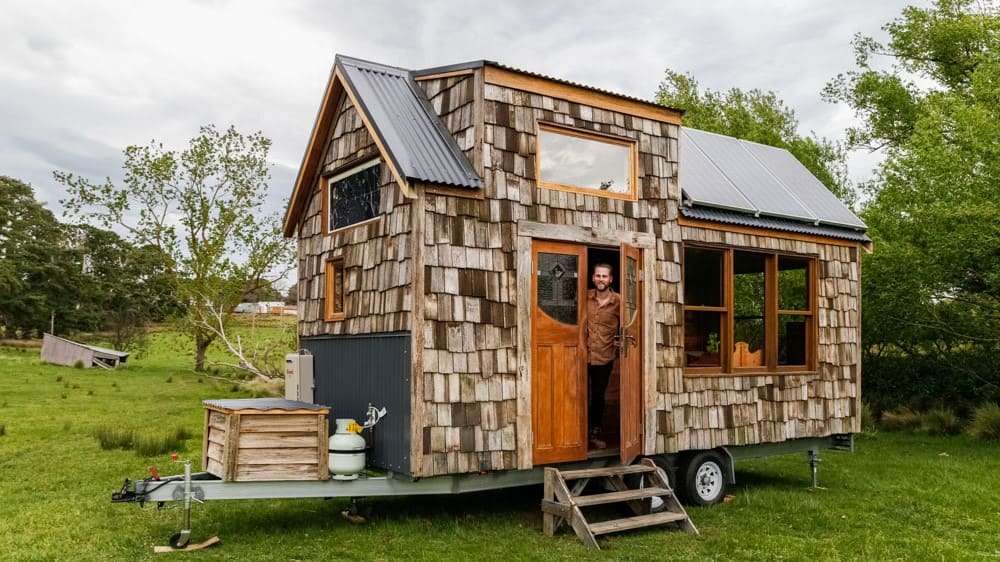 Incredibly Tiny House Built with Old Fence Palings
