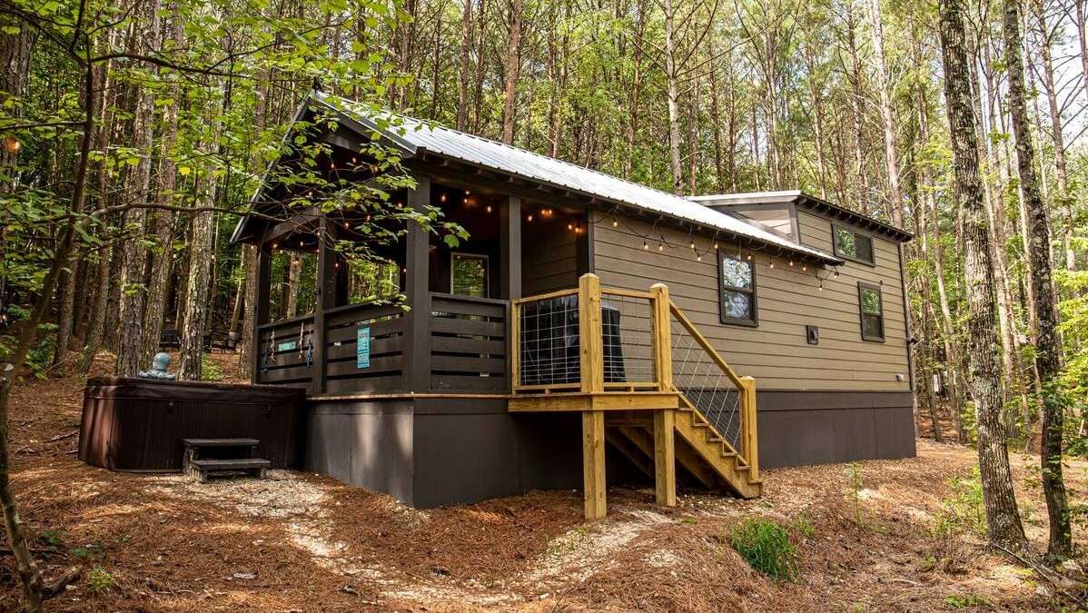 Absolutely Rustic and Comfortable Woody Tiny Home