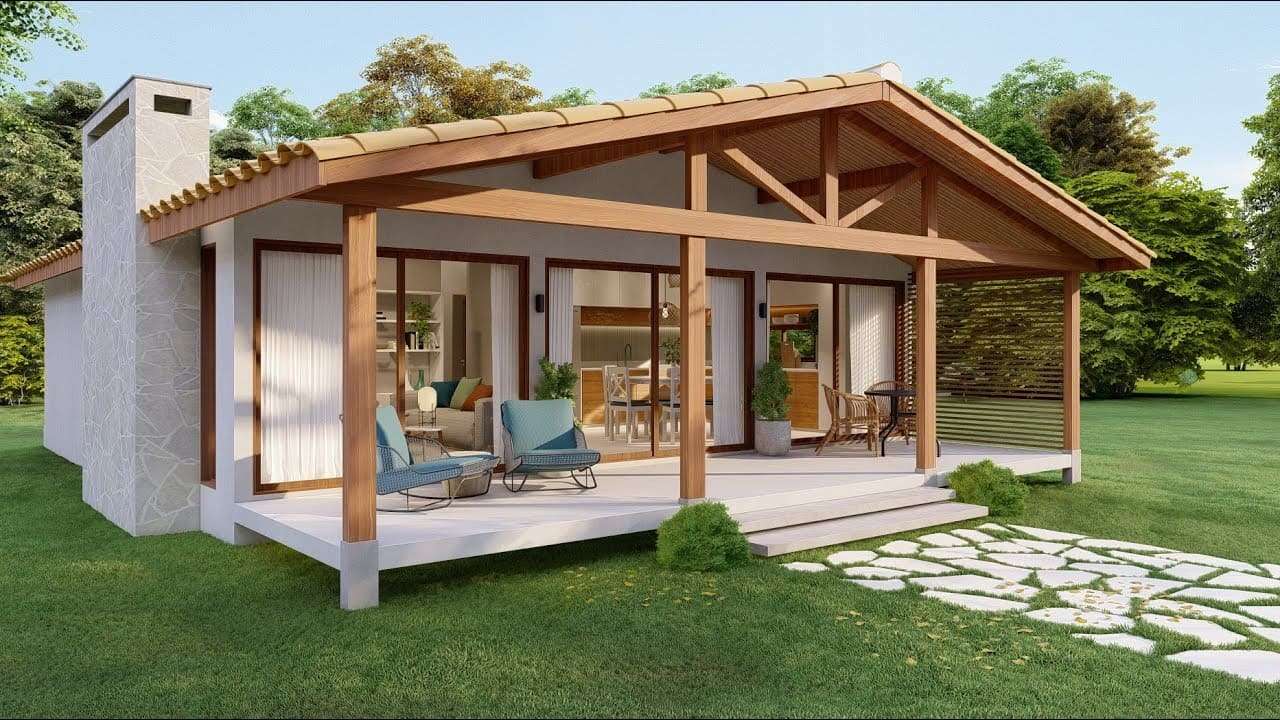 Tiny House Designed as a Vacation and Recreation Place