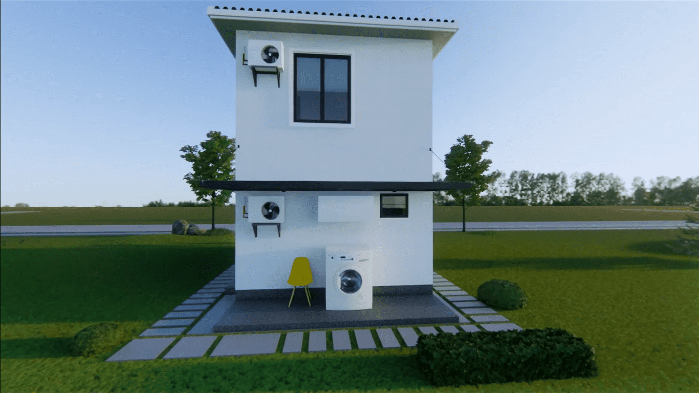 Amazing Two Storey Small House Design 4m x 7m - Dream Tiny Living