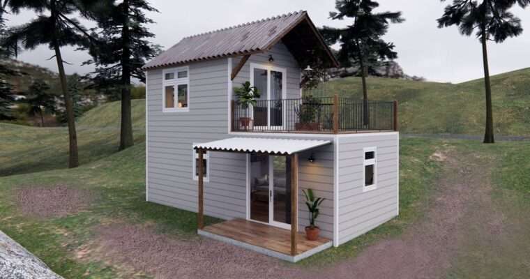 Beautiful Two Storey Tiny House 3.5m x 8m