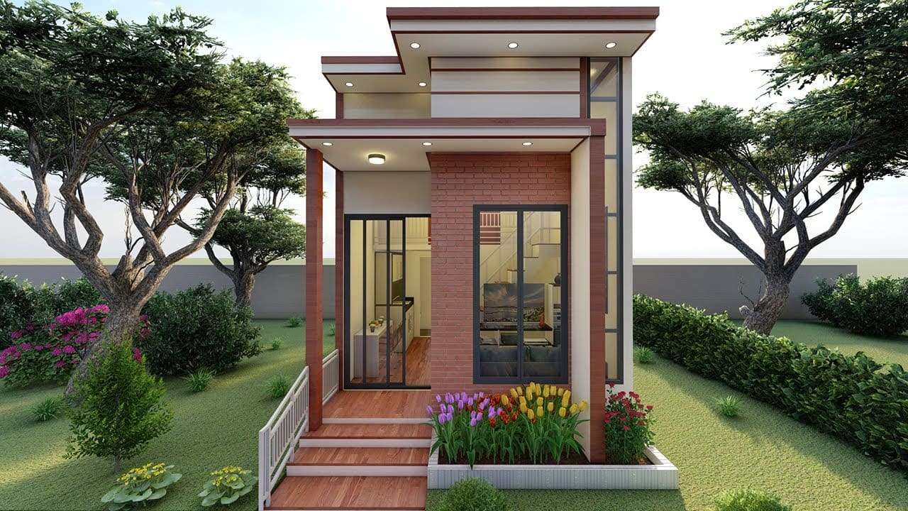 small modern house