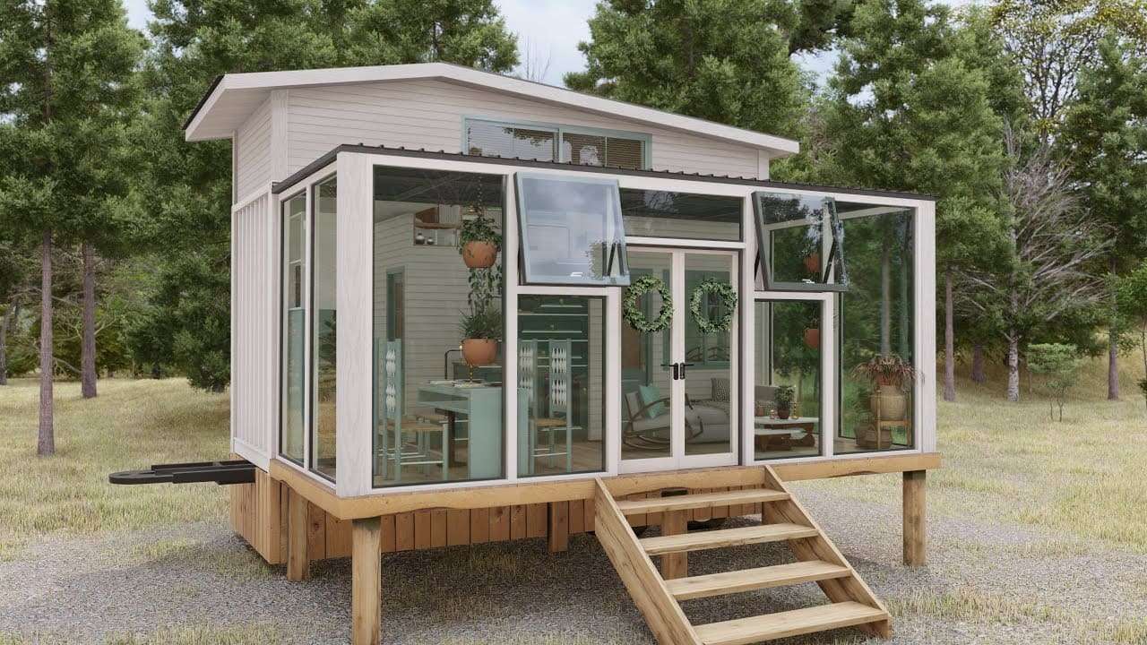 Eco-Friendly Tiny House on Wheels Design