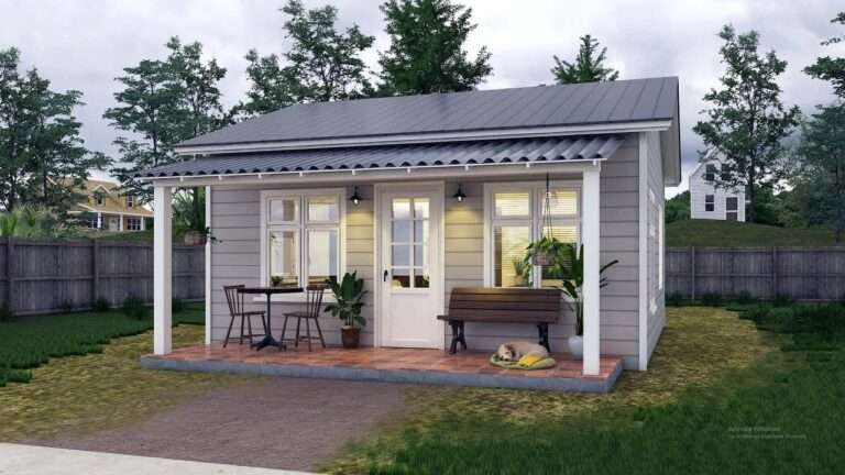 Gorgeous Small House Design Idea 6m x 6m - Dream Tiny Living
