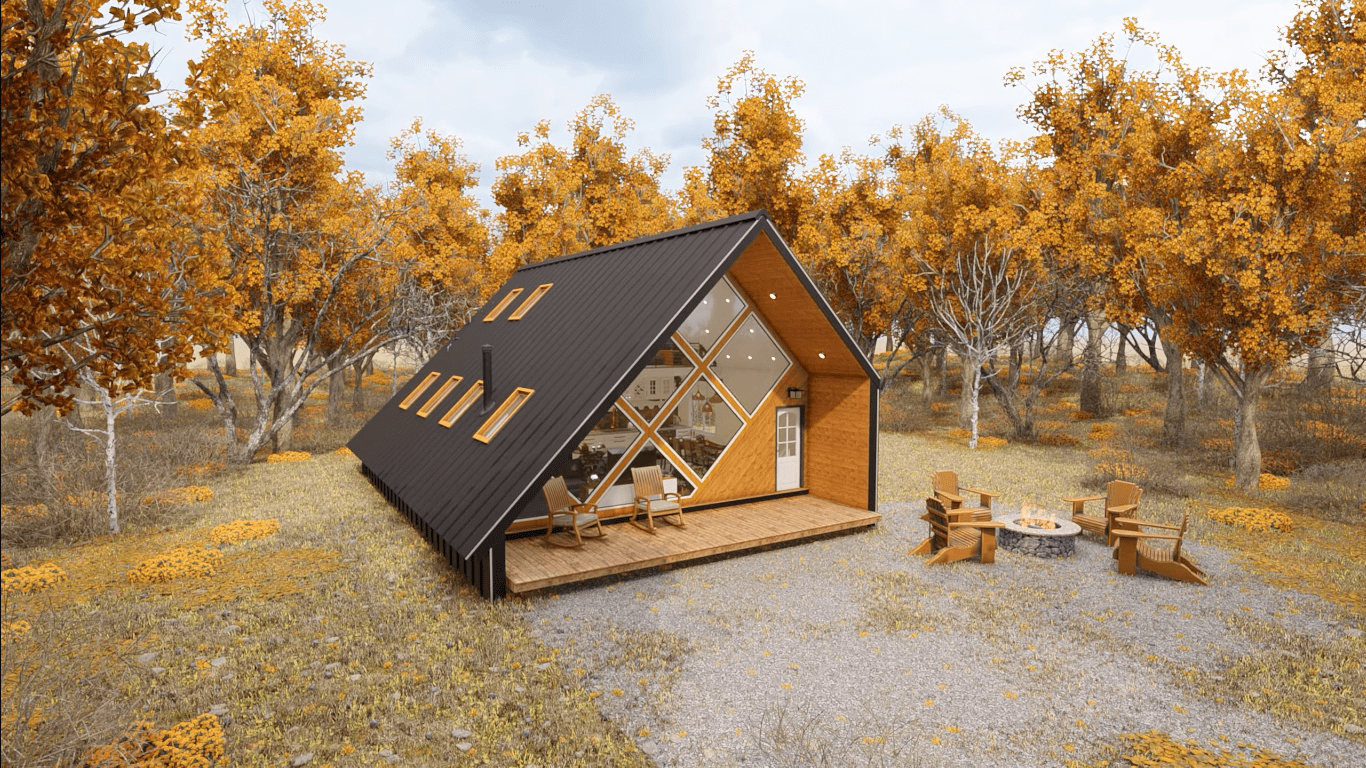 Interesting AFrame Cabin House Design Idea Dream Tiny Living