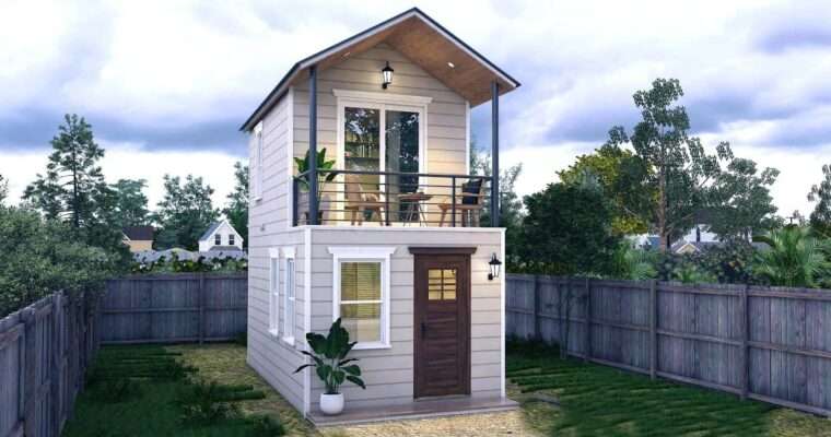 Two Storey Tiny House Design Idea 193 Sqft