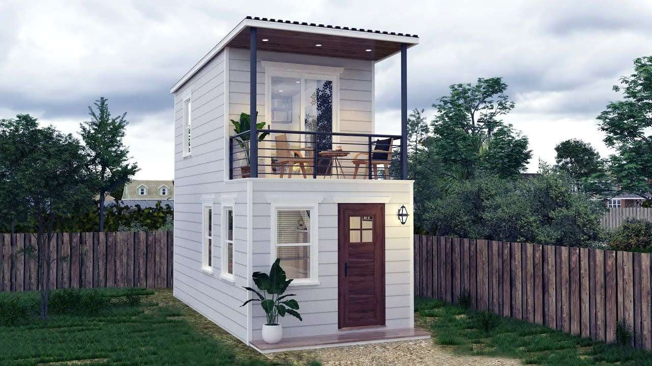 Wonderful Two Storey Tiny House 3m x 6m
