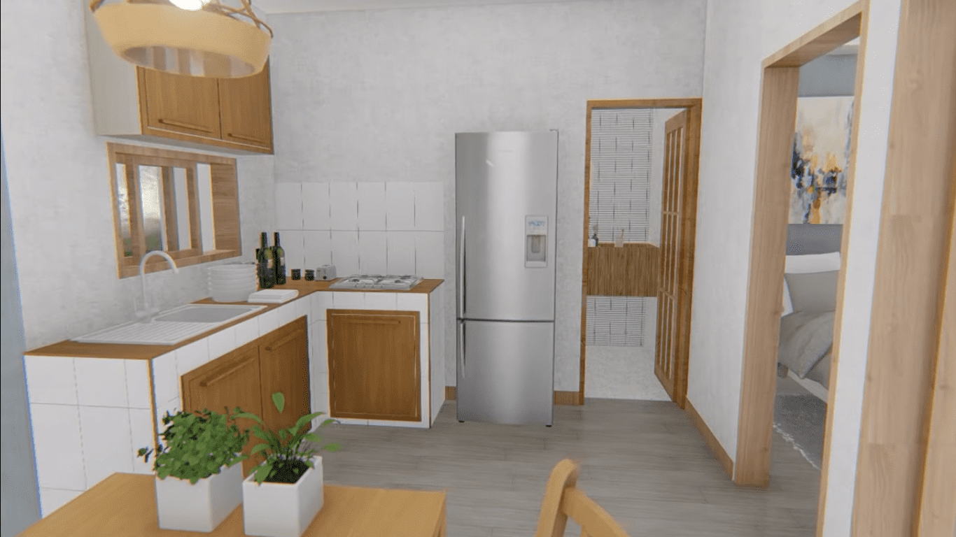 Tiny House with Minimalist Interior Design - 550 Sqft - Dream Tiny Living - Peaefull Tiny House Interior Design