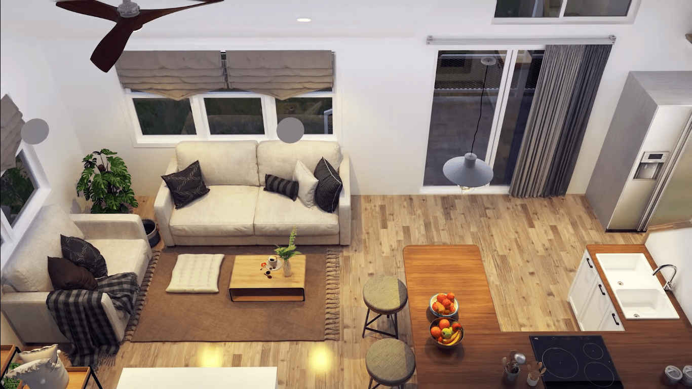 Charming Cottage Tiny House 450 sqft - Dream Tiny Living