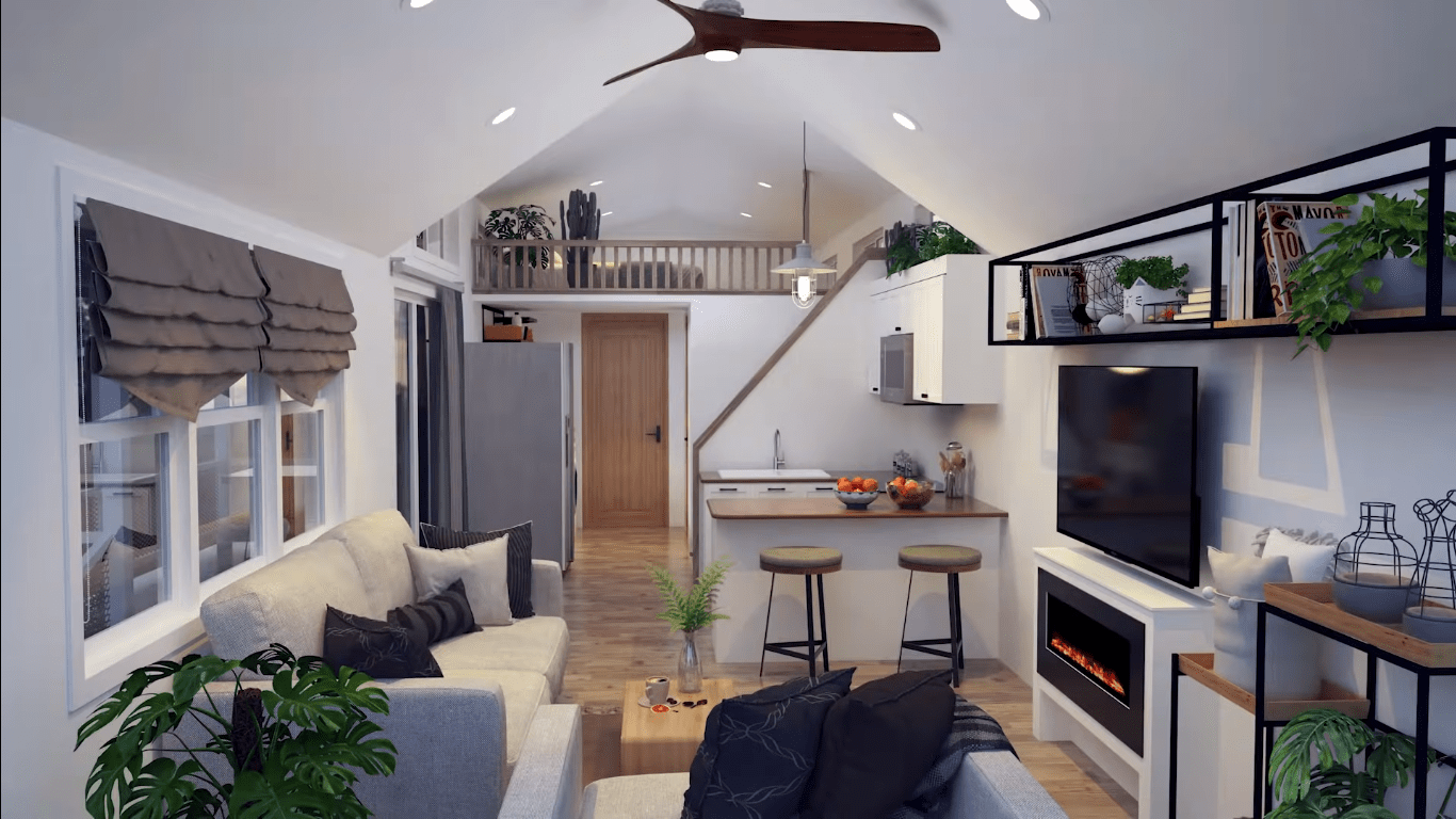 Charming Cottage Tiny House 450 sqft - Dream Tiny Living