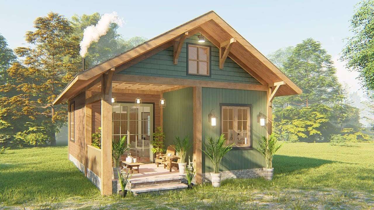 Simple Living Example Small House Design 6m x 9m