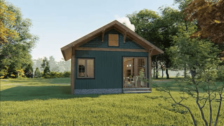 Simple Living Example Small House Design 6m x 9m - Dream Tiny Living