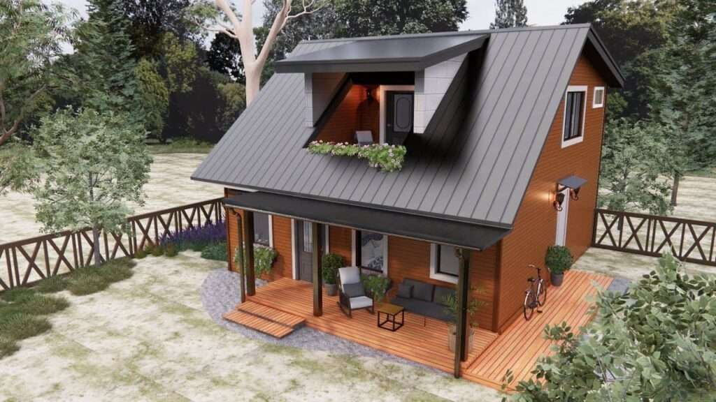 Tiny House with Exterior 23ft x 27ft Dream Tiny Living