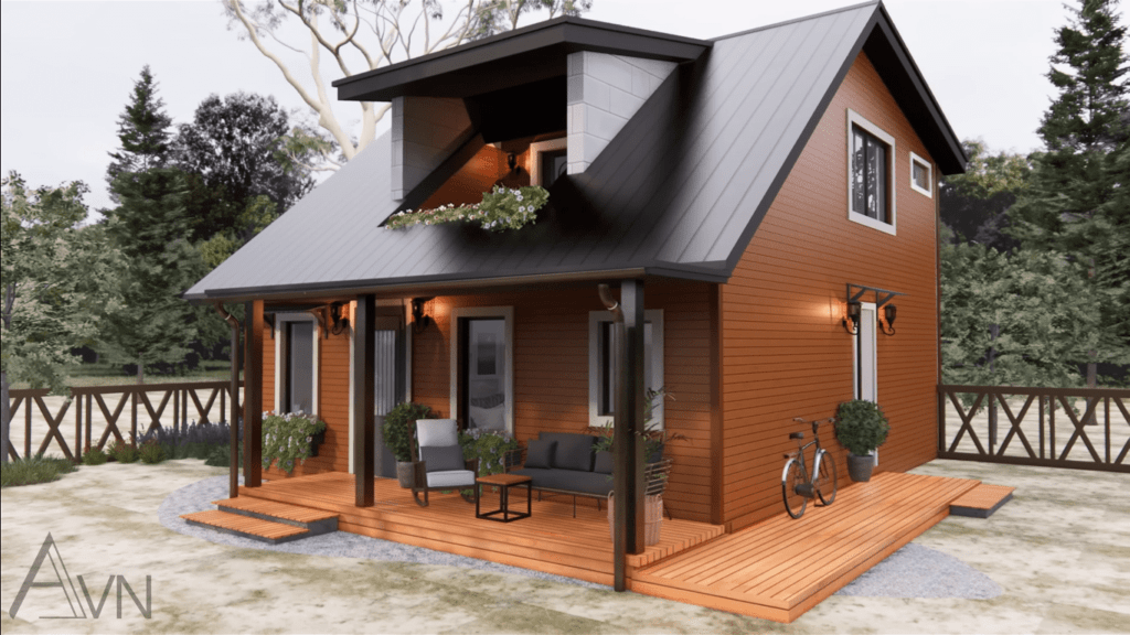 Tiny House with Gorgeous Exterior 23ft x 27ft - Dream Tiny Living