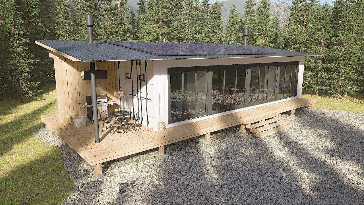 Modern and Comfortable Container House