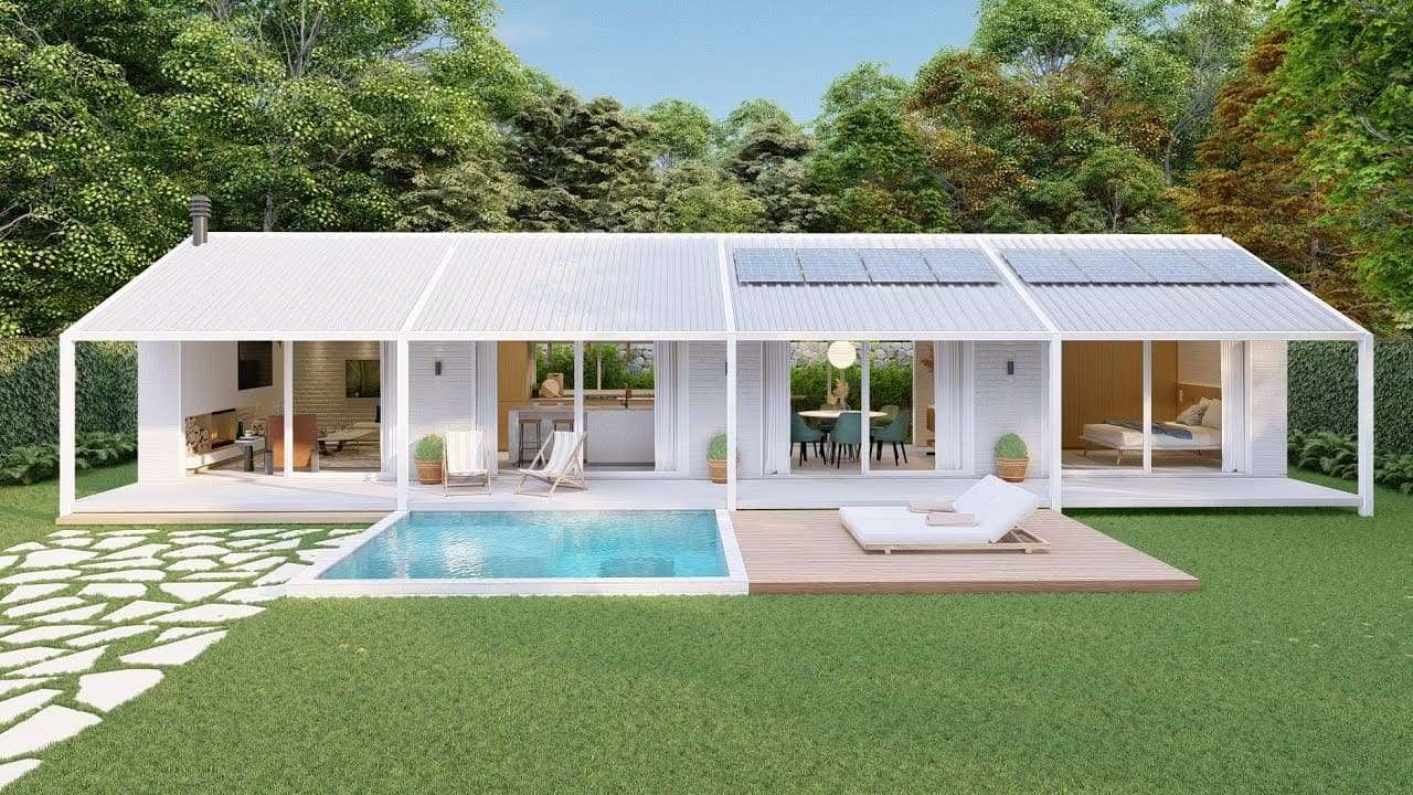 Modern and Comfortable Single Storey Tiny House