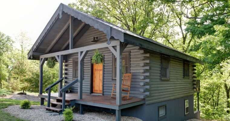 The FireFly Tiny Home Log Cabin