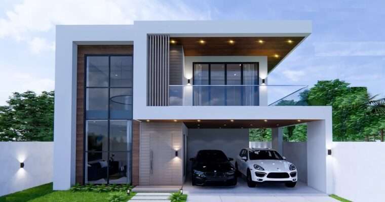 Modern and Luxury Home Design 9m x 16m
