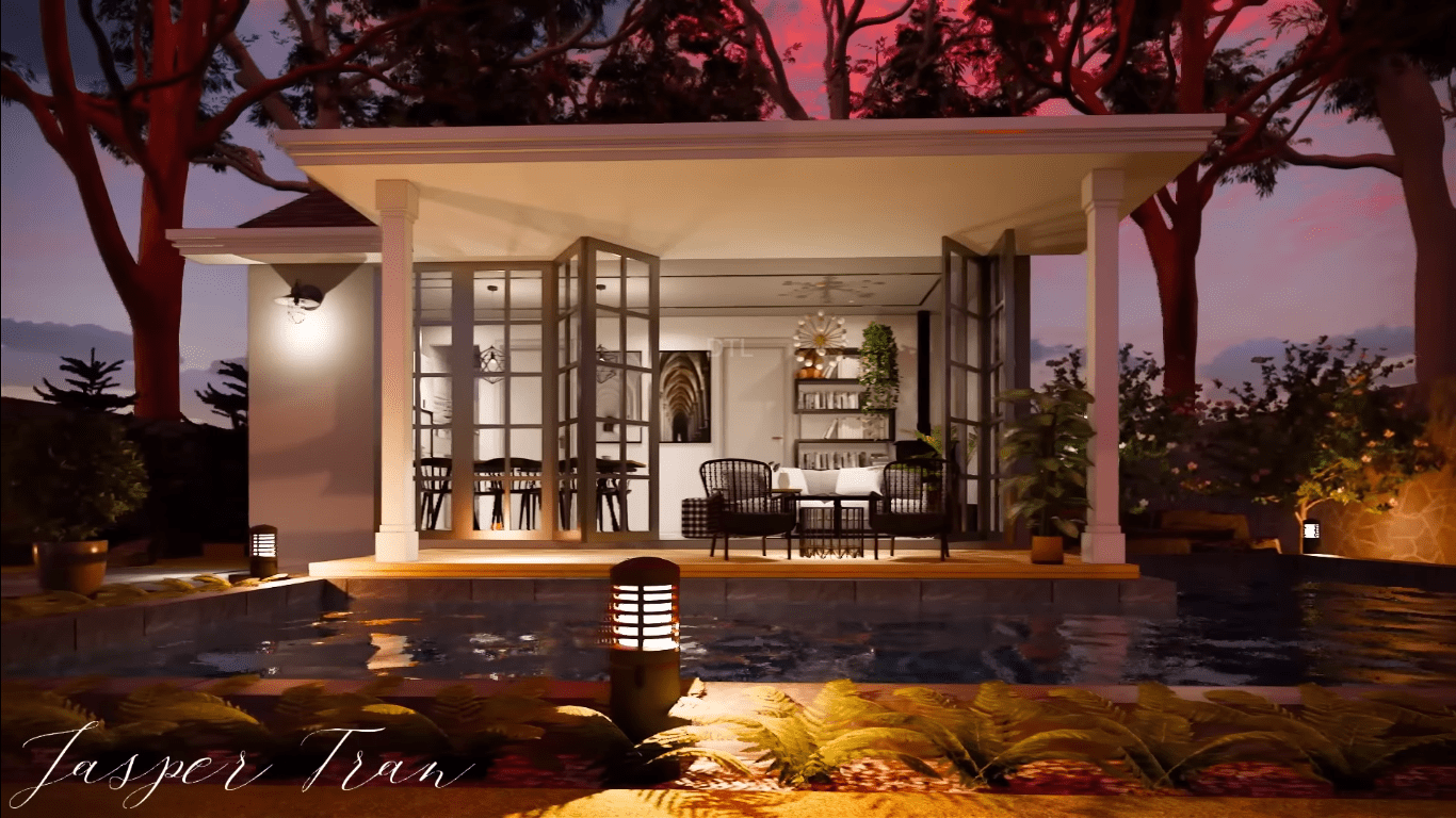 Tiny House Design with Magnificent Pool 7m x 5m - Dream Tiny Living