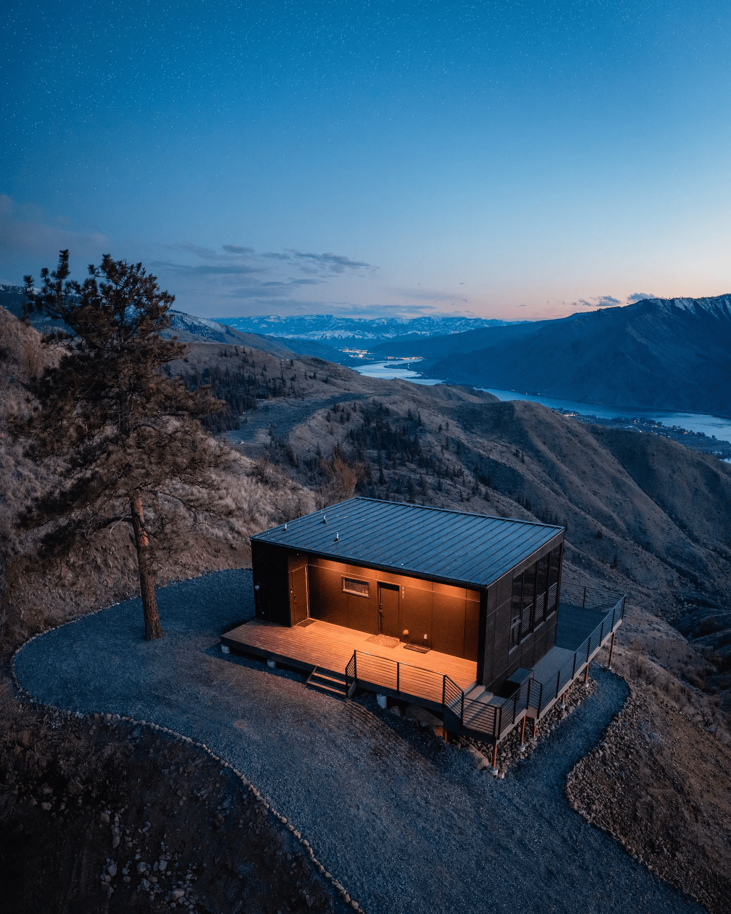 Earth Light Tiny House Built on a High Hill Dream Tiny Living
