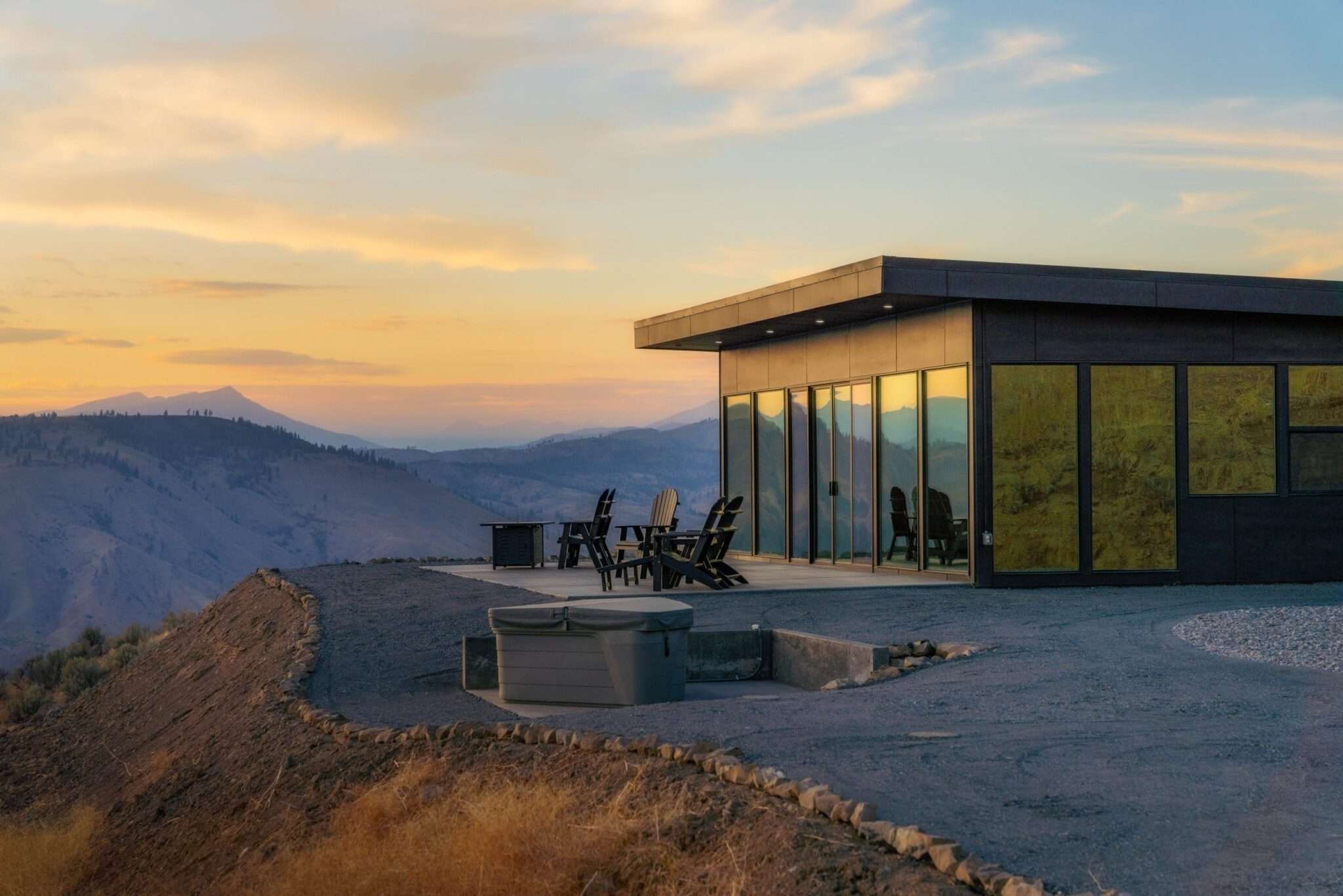 Earth Light Tiny House Built on a High Hill Dream Tiny Living