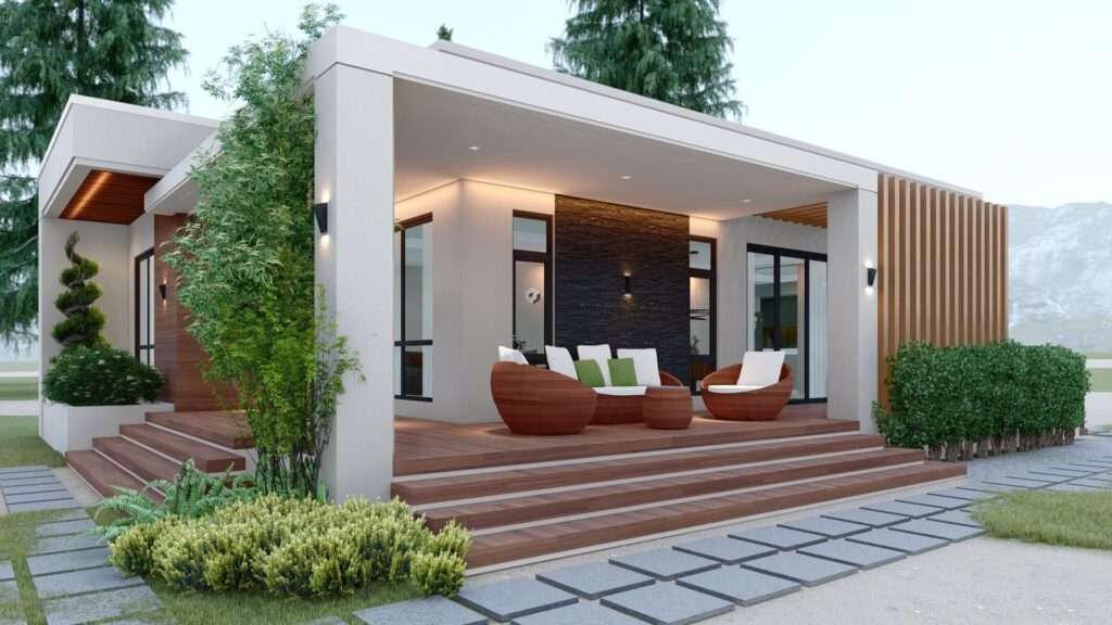 Stylishly Simple Modern One Story House Design