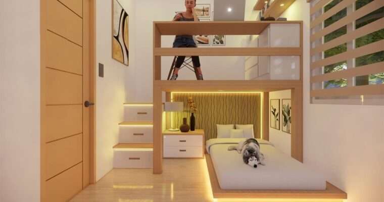 Extraordinary Loft Bedroom Idea for Tiny Houses