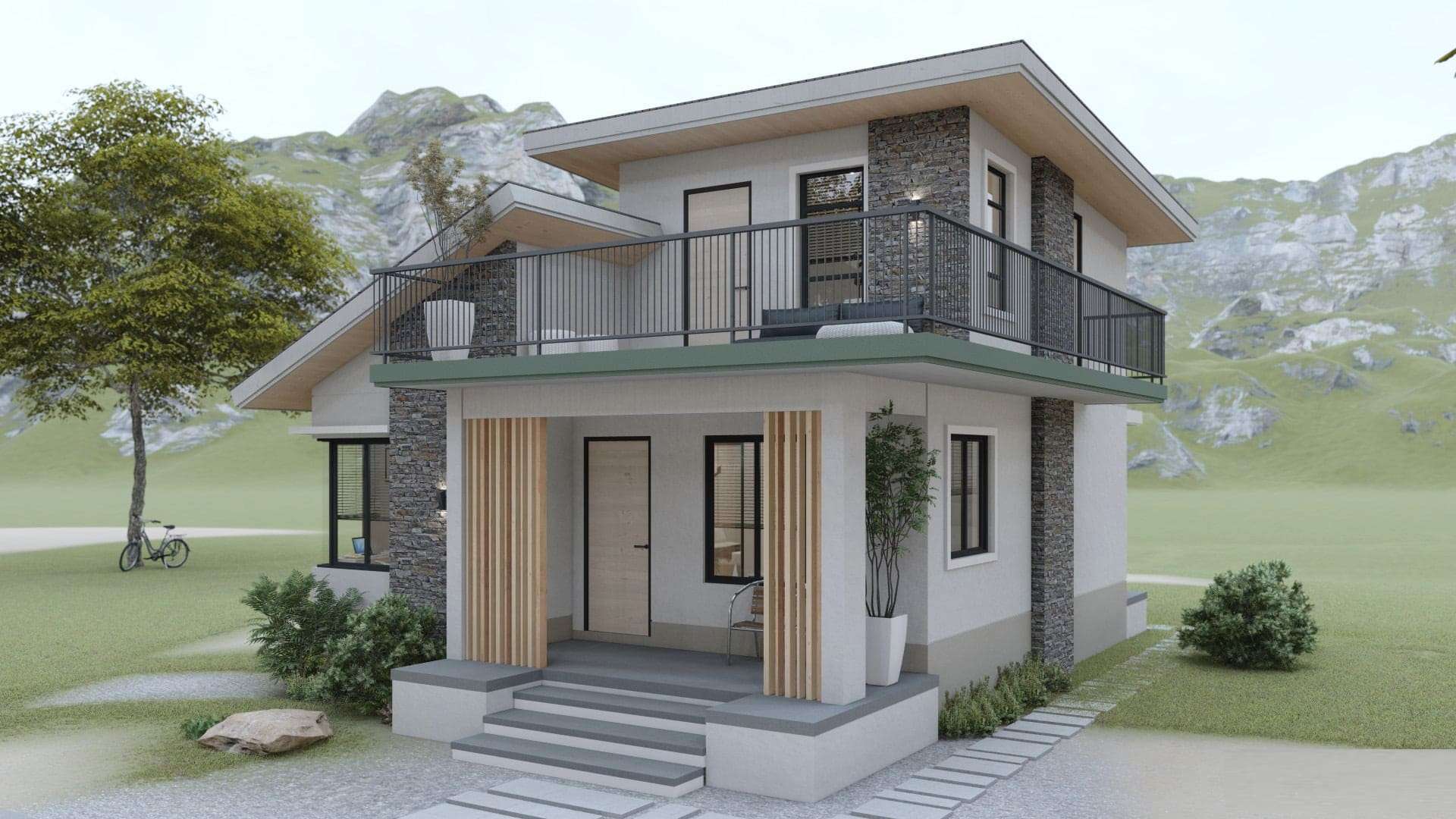 Small House Design With 2 Floors And
