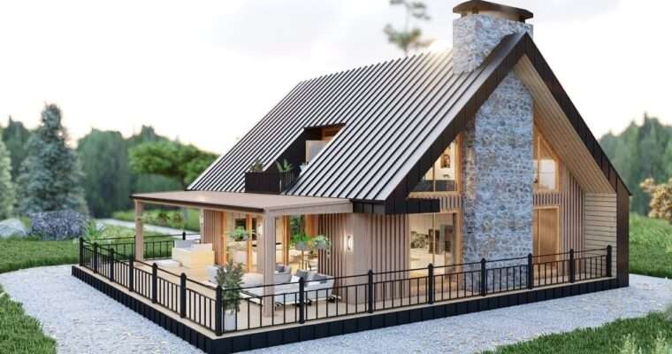 Small House Design with Comfortable and Elegant Floor Plan