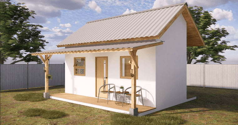 Tiny House with Refreshing Exterior 5m x 6m