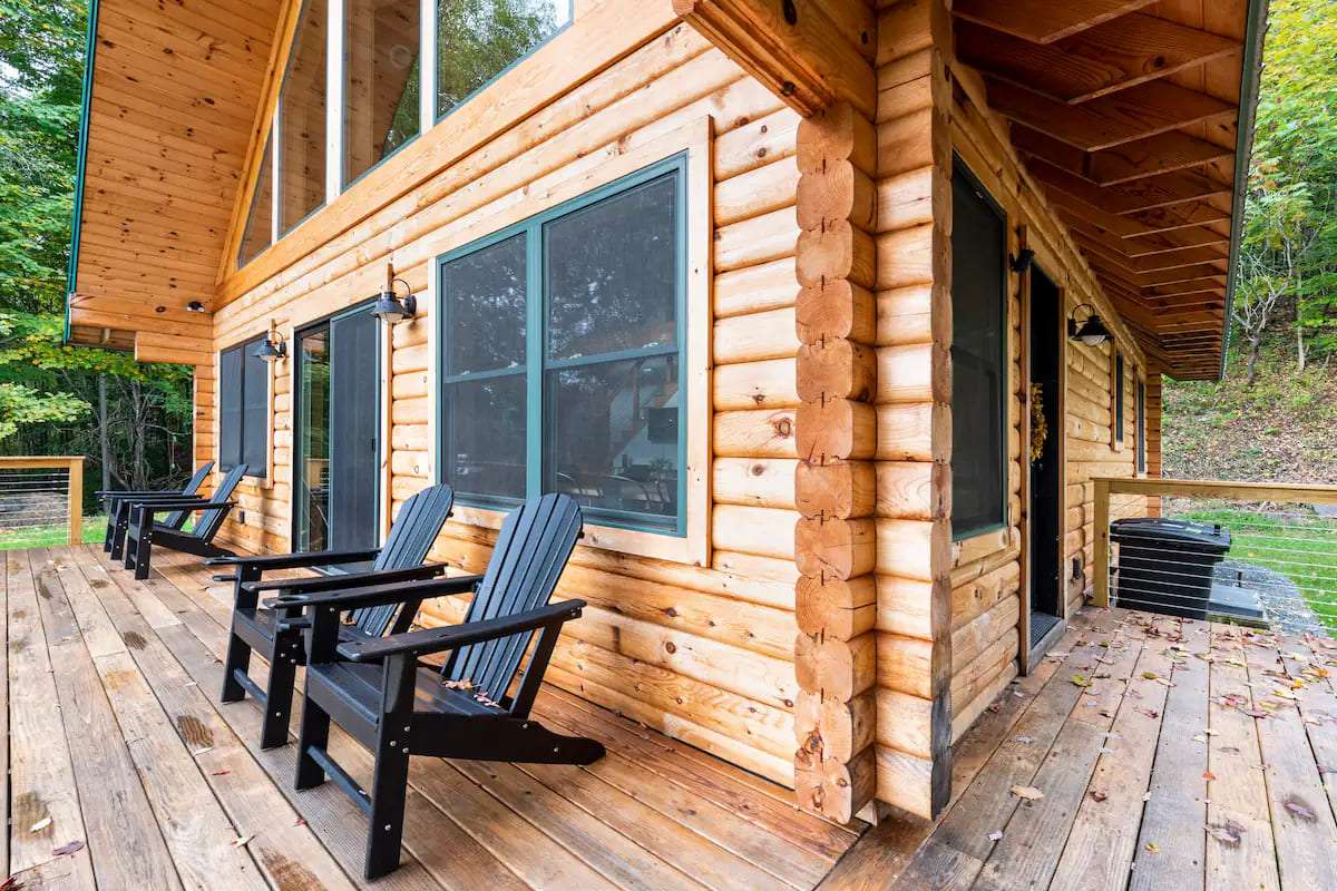 Catskills Tiny Log Cabin in the Sky with Mountain Views - Dream Tiny Living