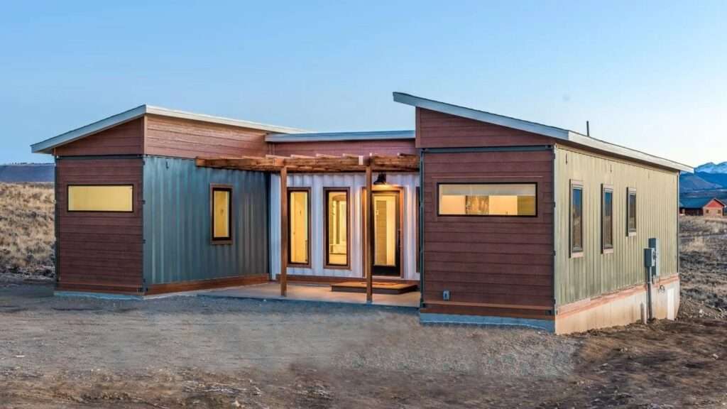 Container House with Amazing Geometric Design - Dream Tiny Living