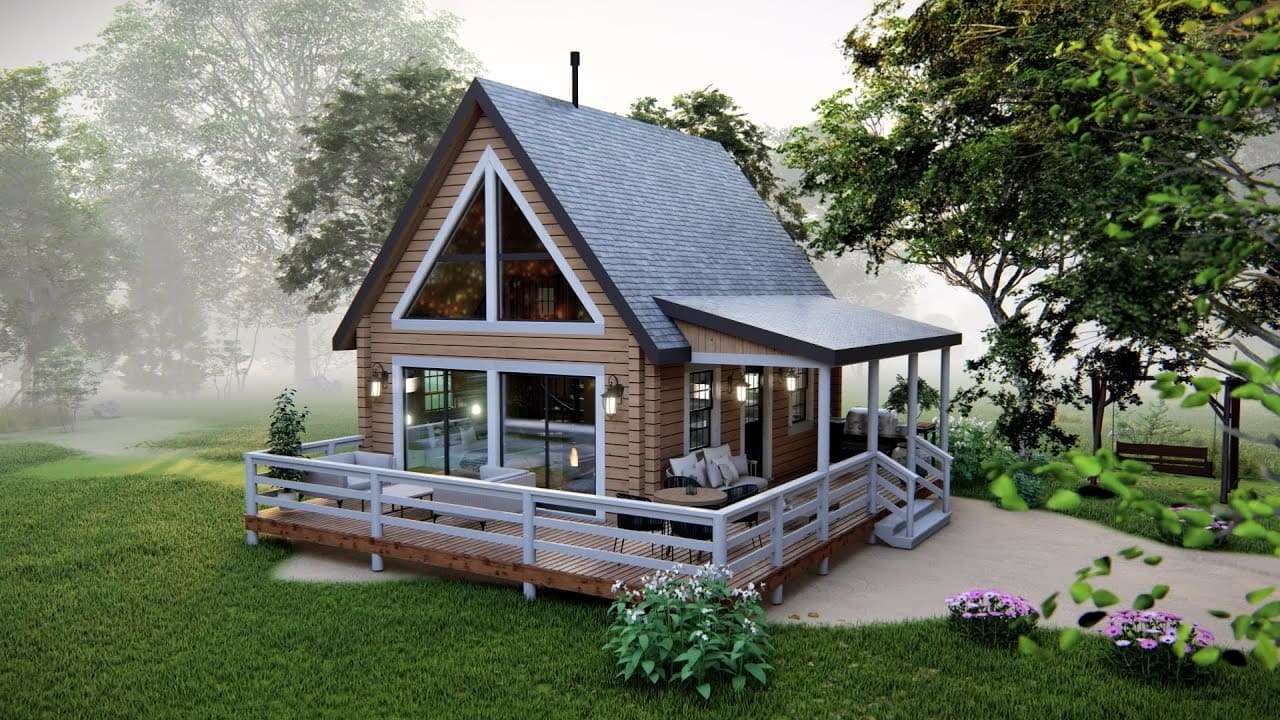 Fabulous Wood Cabin Design 5m x 7m