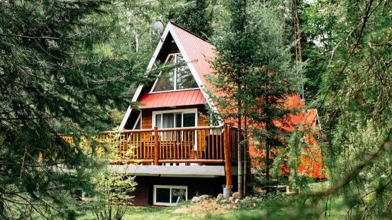 Rustic and Special A-Frame Cabin