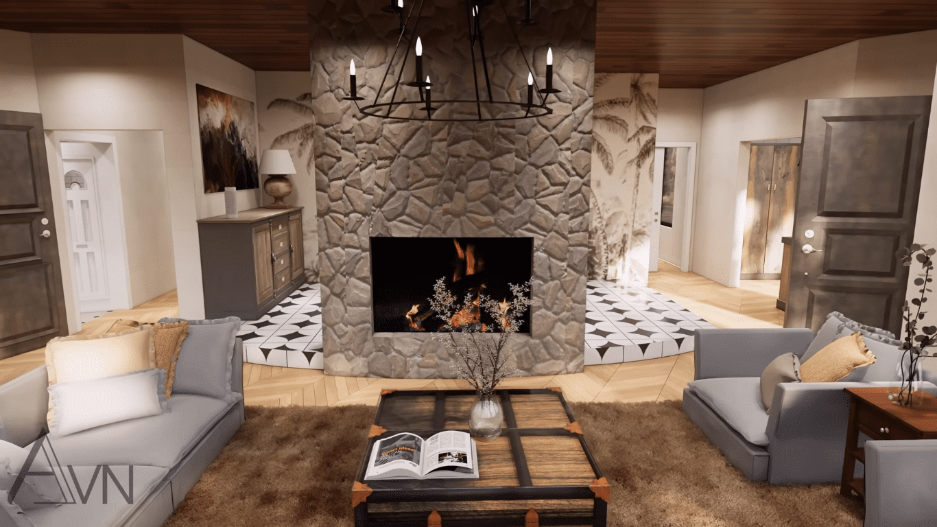 Tiny House Showing the Emotional Harmony of Wood and Stone - Dream Tiny ...