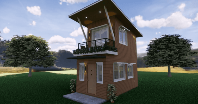 Tiny House That Attracts Interest With Its Appearance 3m x 6m